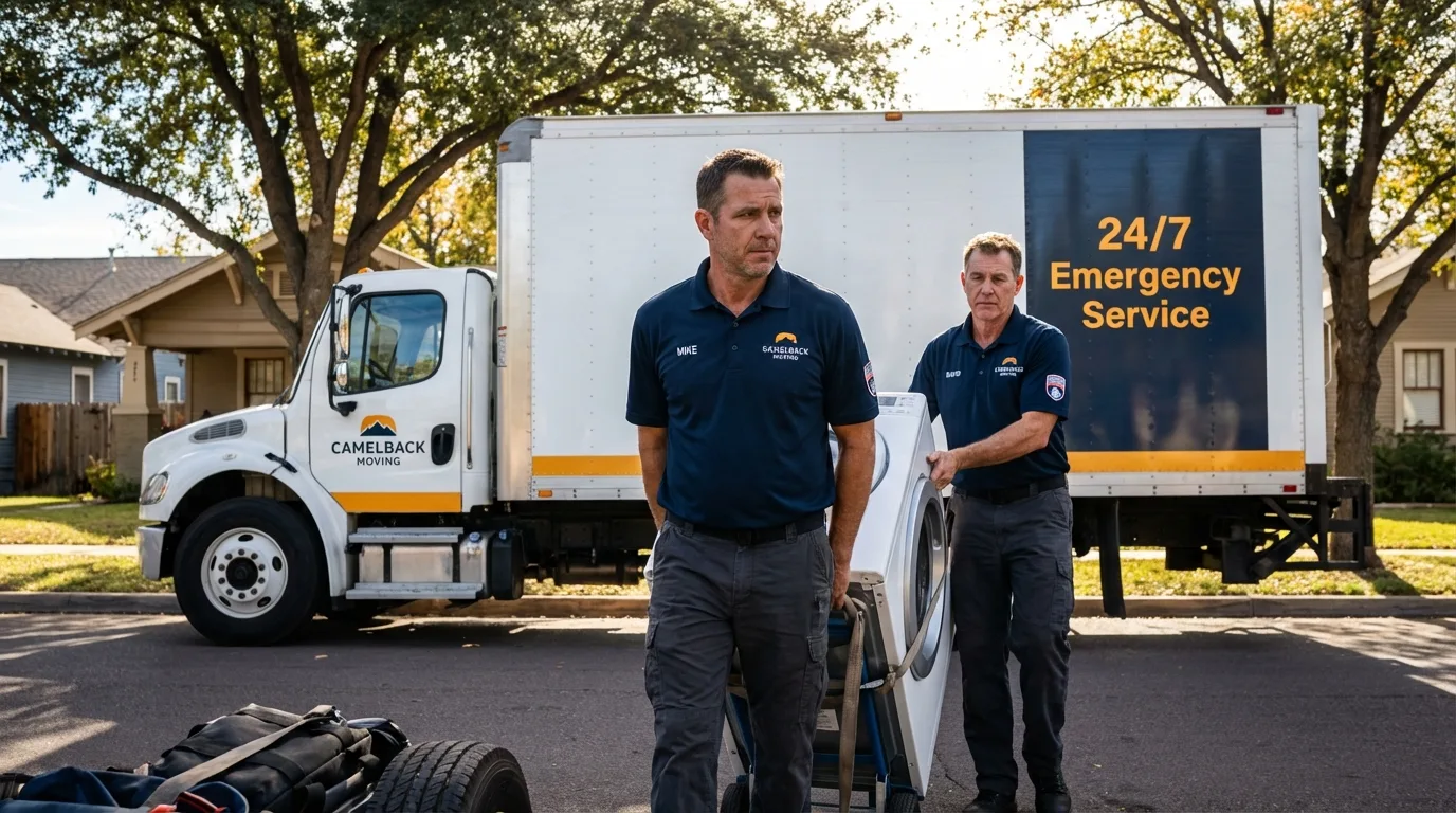 CamelBack Moving crew loading furniture in Sullivans Island, SC