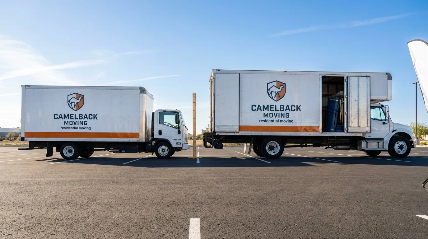 Moving truck size capacity guide in Sullivans Island